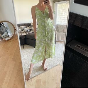 Sienna Sky Green MIDI Dress